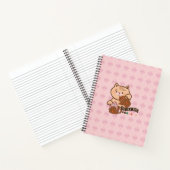 Carnet tea time chat et lapin (Intérieur)