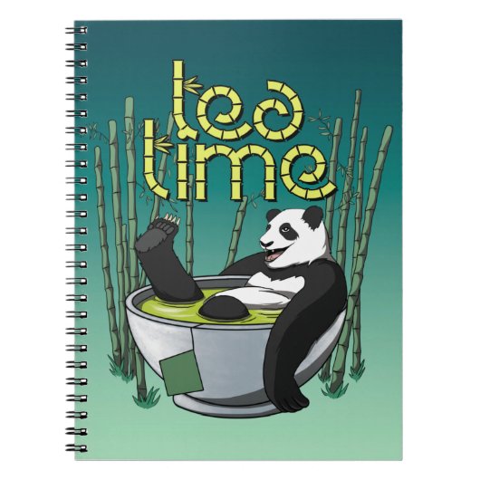 Carnet Tea Time Panda (Devant)