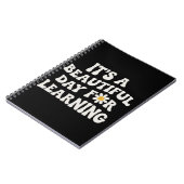 Carnet Teacher Life Gift Its a Beautiful Day for Learning (Côté gauche)
