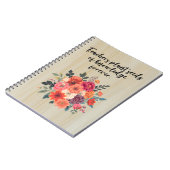 Carnet Teachers Plant Seeds of Knowledge Forever (Côté gauche)