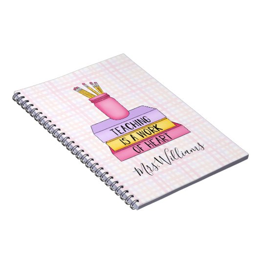 Carnet Teaching is a Work of Heart Teacher Gift (Côté Droit)