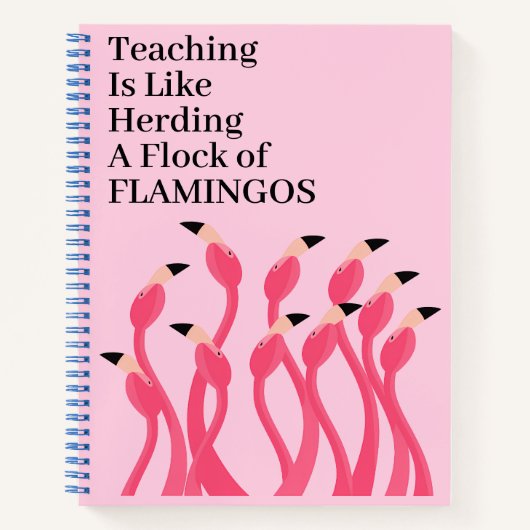 Carnet Teaching Is Like Herding a Flock of Flamingos (Devant)