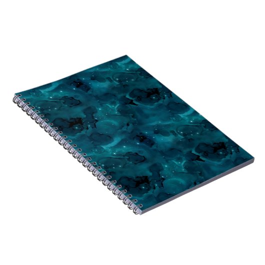 Carnet Teal Galaxy Series Design 5 (Côté Droit)