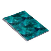 Carnet Teal Galaxy Series Design 8 (Côté Droit)