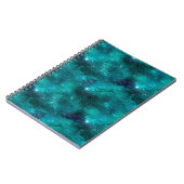 Carnet Teal Galaxy Series Design 8 (Côté gauche)