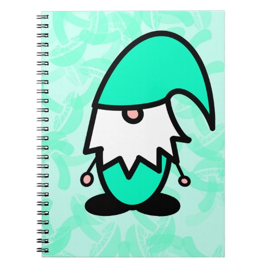 Carnet Teal Gnome (Devant)