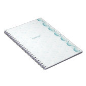 Carnet Teal Oceanic Pearls Personalised Beach Towel (Côté Droit)
