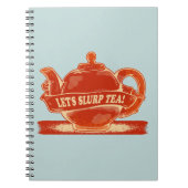 Carnet Teapot Drôle Thé à Boire (Devant)