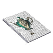 Carnet Teapot volant 1 Vert et Jaune (Côté Droit)