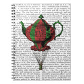 Carnet Teapot volant 2 rouge et vert (Devant)