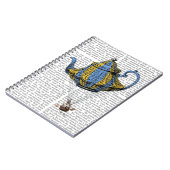 Carnet Teapot volant 3 bleu et jaune (Côté gauche)