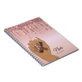 Carnet Technicien de clou goutte d'or brillant (Côté Droit)