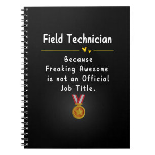 Carnet Technicien de terrain 