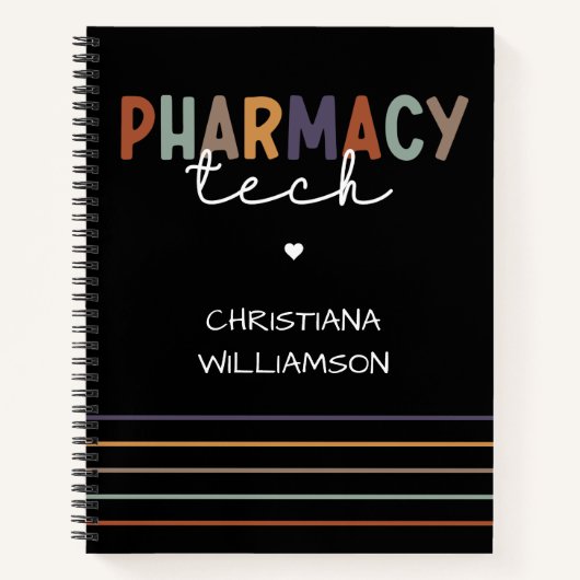Carnet Technicien en pharmacie sur mesure (Devant)