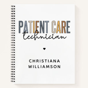 Carnet Technicien en soins aux patients sur mesure Cadeau