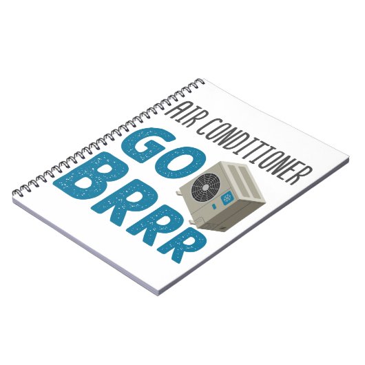 Carnet Technicien HVAC Tech Climatiseur Aller Brr (Côté gauche)