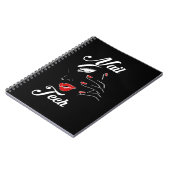 Carnet Technicienne de manucure fière (Côté gauche)