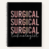 Carnet Technologue chirurgical Technique chirurgicale Tec (Devant)