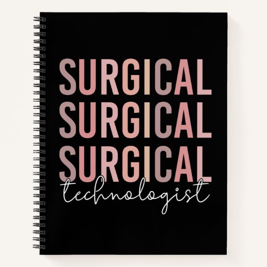 Carnet Technologue chirurgical Technique chirurgicale Tec (Devant)