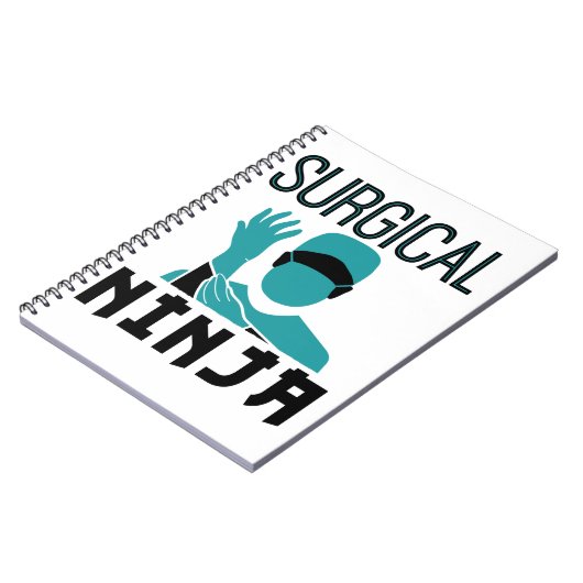 Carnet Technologue en chirurgie Ninja Scrub (Côté gauche)