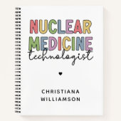 Carnet Technologue en médecine nucléaire sur mesure CNMT  (Devant)