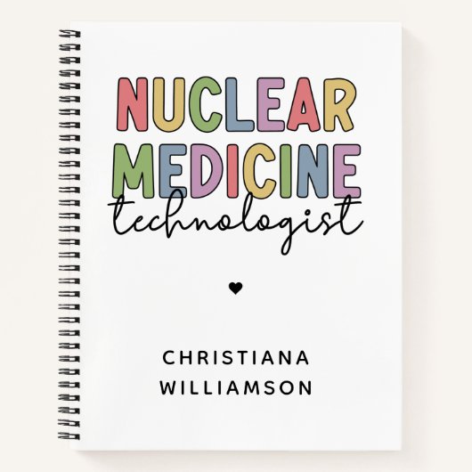 Carnet Technologue en médecine nucléaire sur mesure CNMT  (Devant)
