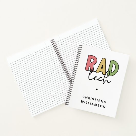 Carnet Technologue radiologique sur mesure Rad Tech Radio (Intérieur)