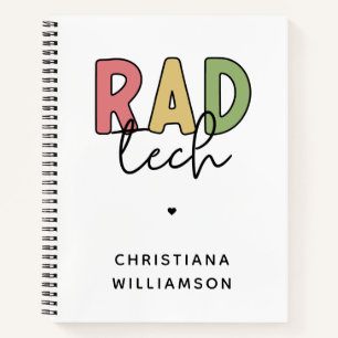 Carnet Technologue radiologique sur mesure Rad Tech Radio