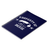 Carnet Teckel [aux cheveux longs] (Côté gauche)