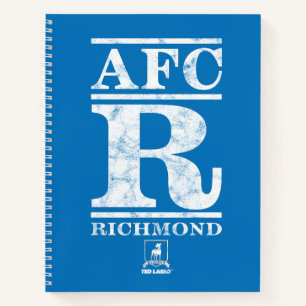 Carnet Ted Lasso AFC R Richmond Text Logo