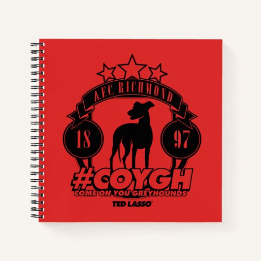 Carnet Ted Lasso | AFC Richmond #COYGH (Devant)