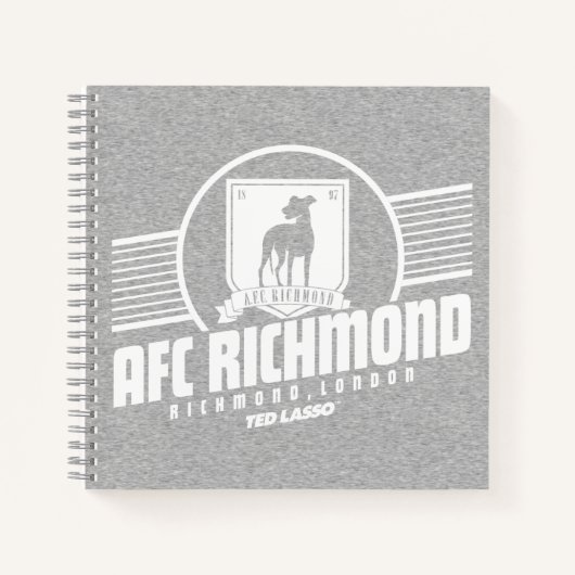 Carnet Ted Lasso | AFC Richmond Graphisme de la bande d'a (Devant)