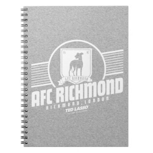 Carnet Ted Lasso AFC Richmond Graphisme de la bande d'a