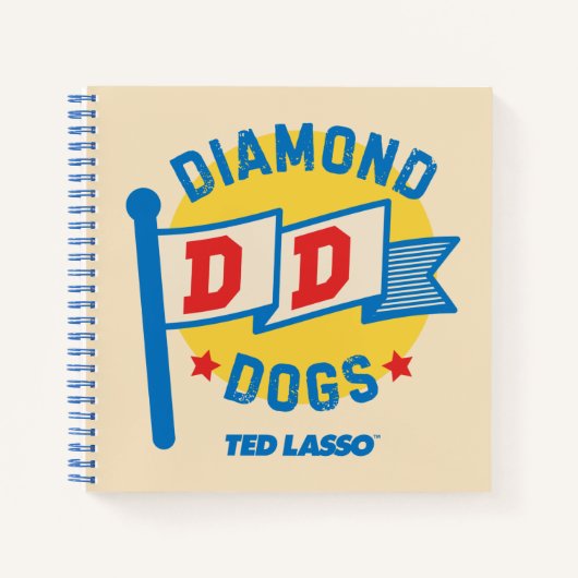 Carnet Ted Lasso | Diamond Chiens Pennant Graphisme (Devant)