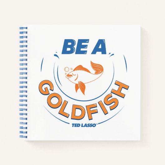 Carnet Ted Lasso | Être un poisson d'or (Devant)