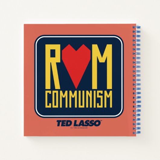 Carnet Ted Lasso | Graphique du communisme rom (Dos)