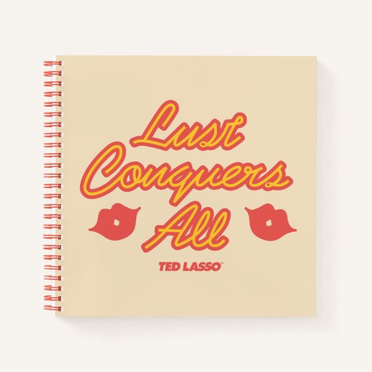 Carnet Ted Lasso | La convoitise conquiert tout (Devant)