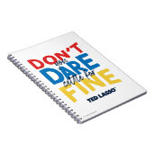 Carnet Ted Lasso | N'osez-vous pas vous fixer pour fin (Côté Droit)