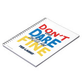 Carnet Ted Lasso | N'osez-vous pas vous fixer pour fin (Côté gauche)