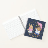 Carnet Teddy Bear et Bunny under the Stars Illustration (Intérieur)