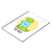 Carnet Tee Rex TShirt Drôle TRex Dinosaur Pun (Côté gauche)