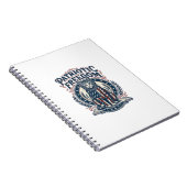 Carnet Tee-shirt graphique vectoriel de chat de grange pa (Côté Droit)