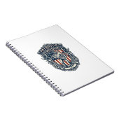 Carnet Tee shirt graphique vectoriel de cueilleur de marc (Côté Droit)