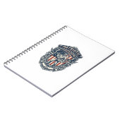 Carnet Tee shirt graphique vectoriel de cueilleur de marc (Côté gauche)