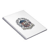 Carnet Tee-shirt graphique vectoriel de mangeoire à oisea (Côté Droit)