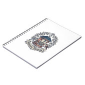 Carnet Tee-shirt graphique vectoriel de mangeoire à oisea (Côté gauche)