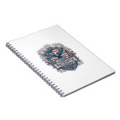 Carnet Tee-shirt graphique vectoriel du Festival de Feux  (Côté Droit)