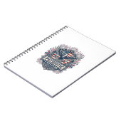 Carnet Tee-shirt graphique vectoriel du Festival de Feux  (Côté gauche)