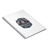 Carnet Tee-shirt graphique vectoriel nuit de feu patrioti (Côté Droit)