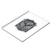 Carnet Tee-shirt graphique vectoriel pour ornithologue pa (Côté gauche)